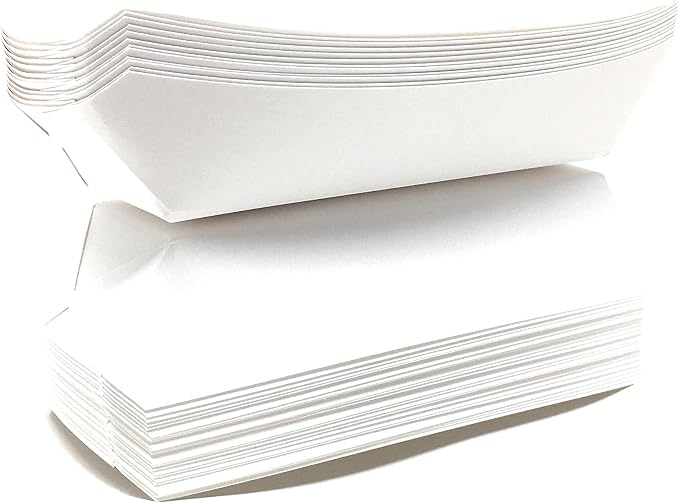 Mr Miracle 7 Inch Paper Hot Dog Tray in White. Pack of 250. Disposable - Image 6