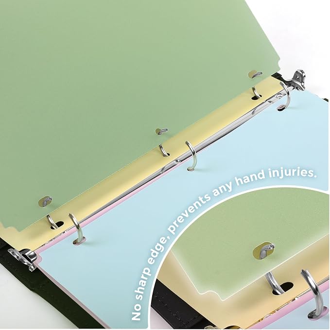 SKYDUE Binder Dividers with Tabs, 5 Tab Dividers, 10 Dividers - Image 5
