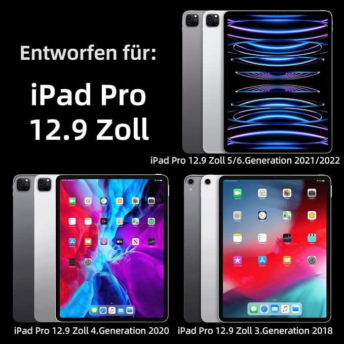 Pack of 3 Paper Film for iPad Pro 12.9 Inch, Matte Paper Film Screen Protector - Image 8