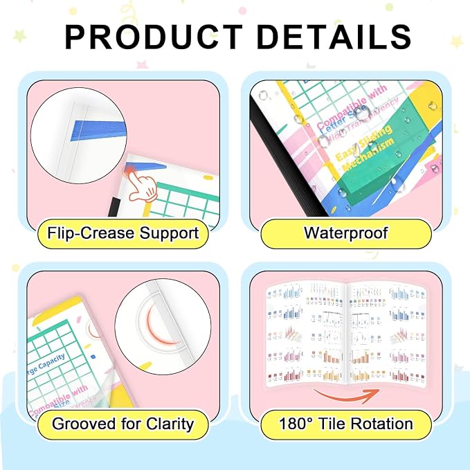 TOTiyea 40 Pack Clear Report Covers - Image 5