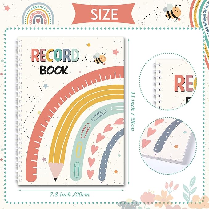 Fuyoooo Teacher Record Book 2026-2027 Spiral Bound Pencil Grade Book - Image 2