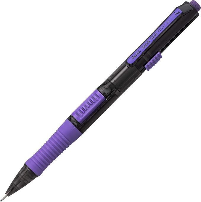 Pentel Quick Click Pop Mechanical Pencil, Medium 2B Lead by PentelofAmerica
