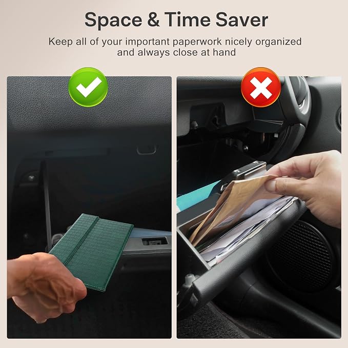 CoBak Leather Car Registration and Insurance Holder - Image 3