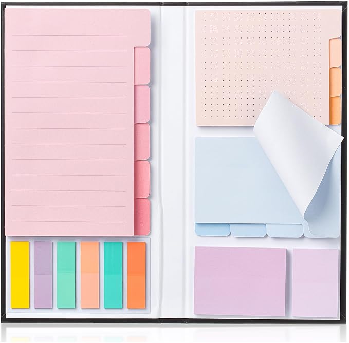 Mr. Pen- Sticky Notes Set, 410 Pack, Ruled | Dotted & Blank Notes by MrPen
