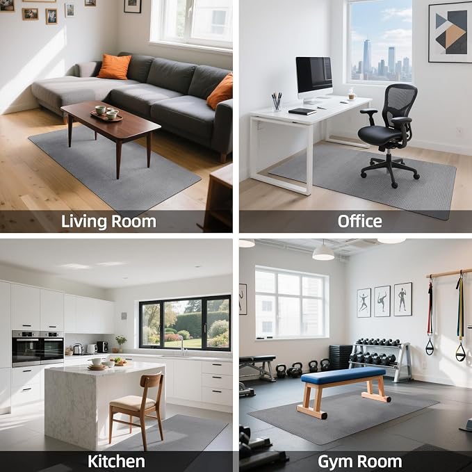 Office Chair Mat for Hardwood Floor, Large Computer Gaming Chair Mat, Tile - Image 4