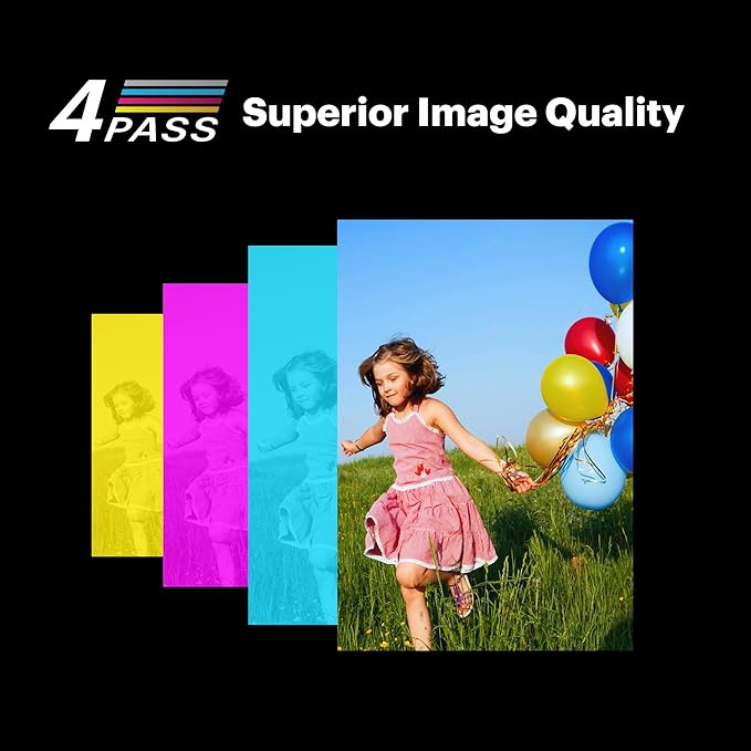 KODAK Dock Plus 4PASS Instant Photo Printer, 4x6 inches, 90 Sheets Bundle-DeskLoop Office