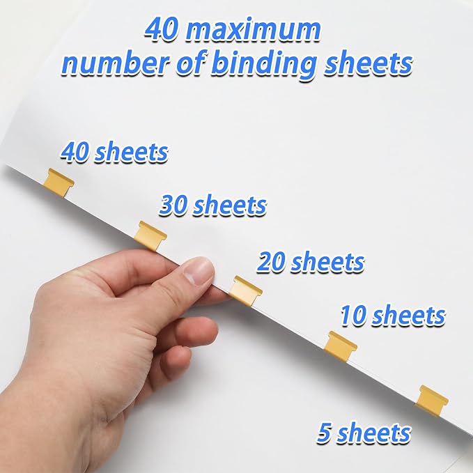 3 Pcs Portable Binder Paper Clam Clip Dispenser - Image 4