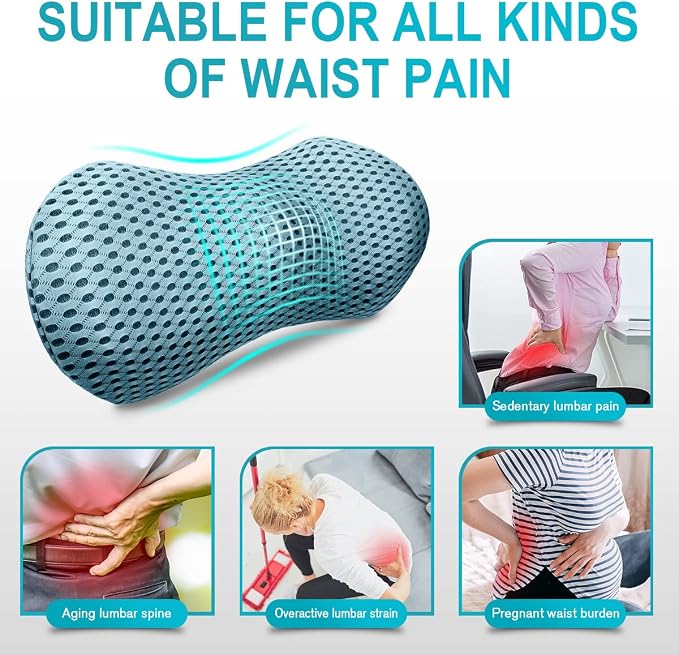 Lumbar Support Pillow for Office Chair, Memory Foam Lumbar Pillow for Lower - Image 6