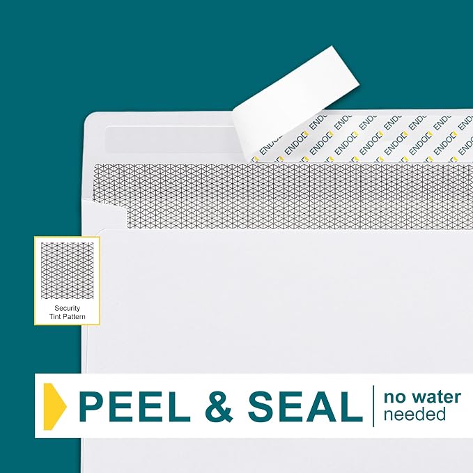 #10 Double Window Security Envelopes Self Seal - Image 4