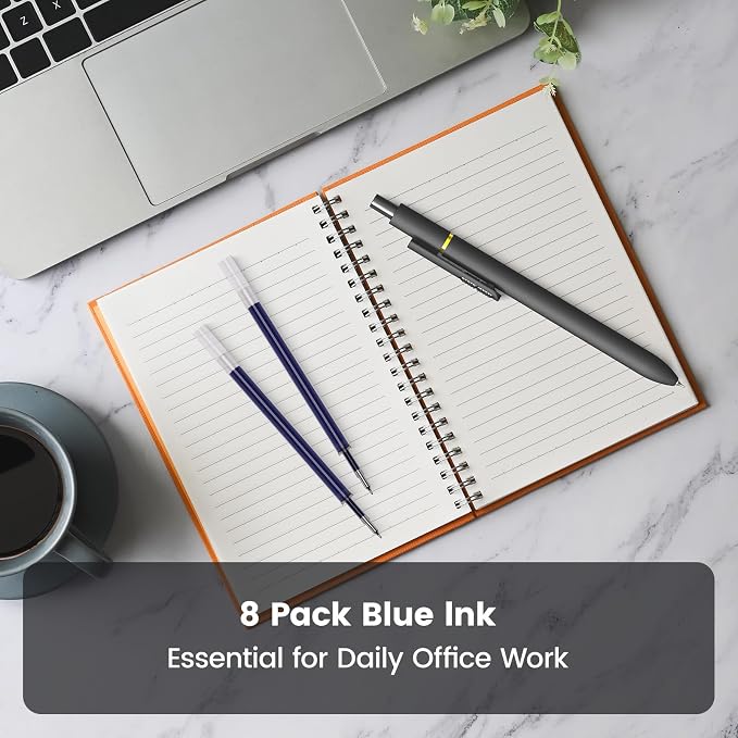 Blue Gel Pens - 16Pcs Blue Ink Pens 0.7mm Medium Point | Smooth Writing - Quick - Image 9