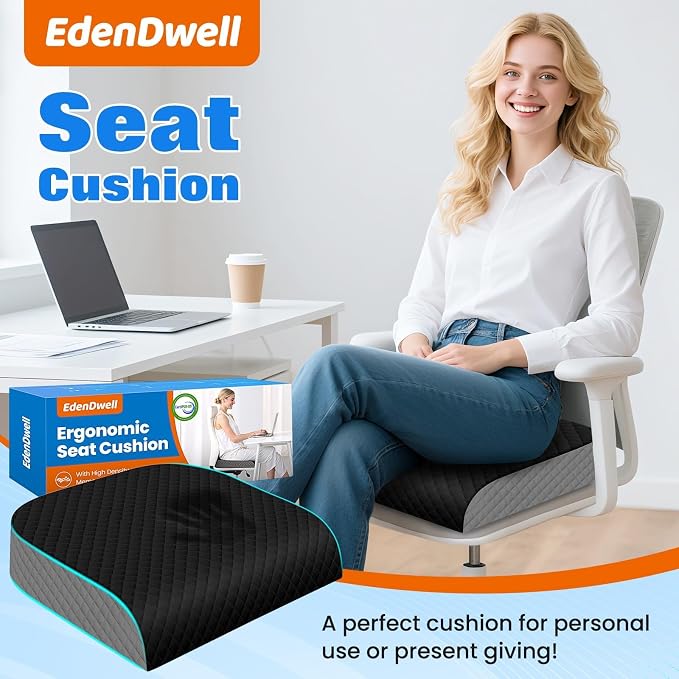 Seat Cushion, Memory Foam Chair Pad - Image 7