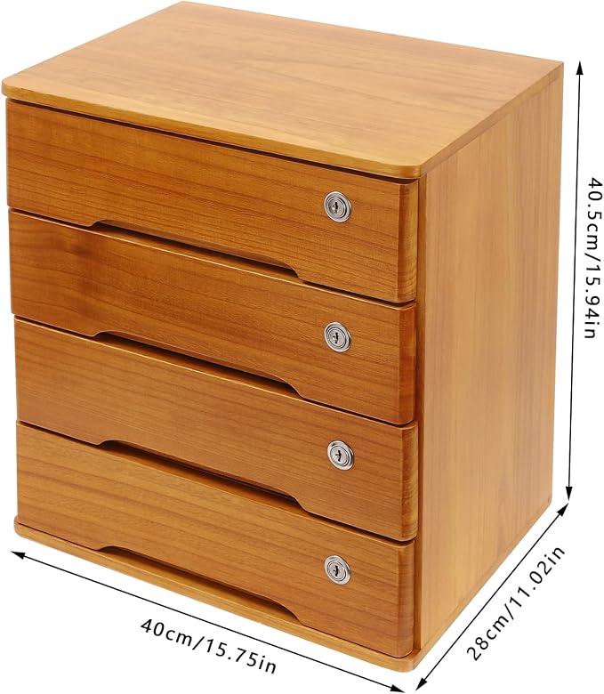 Wooden Desktop Storage Box - Image 3