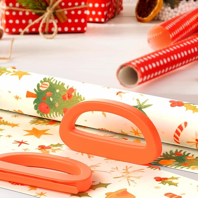 Dual Ended Wrapping Paper Cutter 2-Pack | Effortless Gift Wrap Cutter Slider - Image 2