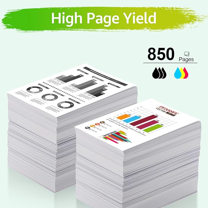 Upgraded 902XL Ink Cartridges Combo Pack Replacement for HP 902 902 XL Compatible with HP Officejet Pro 6968 6978 6970 Officejet 6950 6951 6962 Printer (1BK/1C/1M/1Y, 4 Pack)-DeskLoop Office