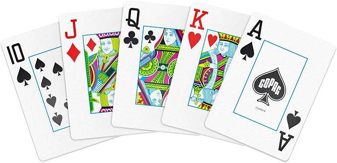 Copag Elite 100% Plastic Playing Cards, Poker Size Jumbo Index Single Deck - Image 5