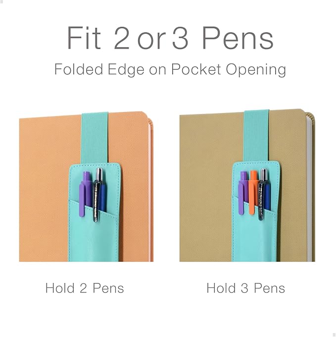 Adjustable Elastic Band Pen Holder, Pencil Holder, Pen Sleeve Pouch - Image 6