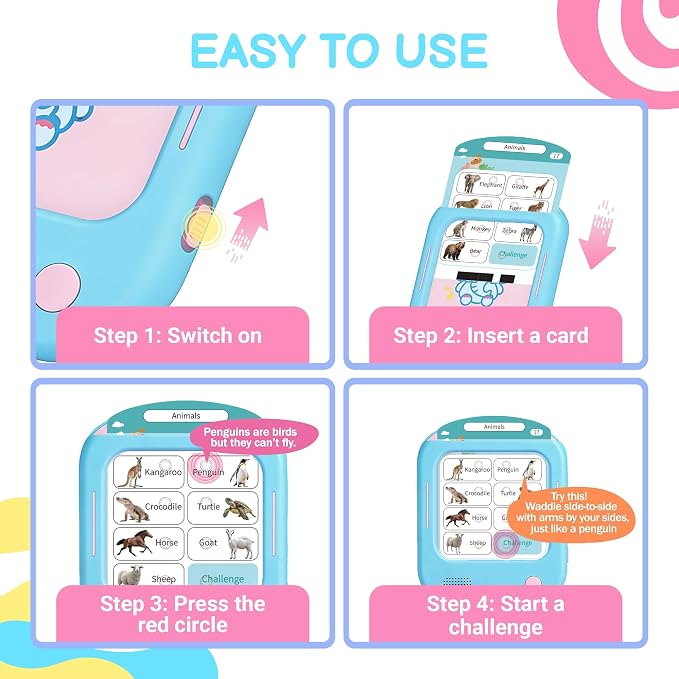 QuTZ Talking Flash Cards, Phonics Flash Cards, Learn to Read - Image 5