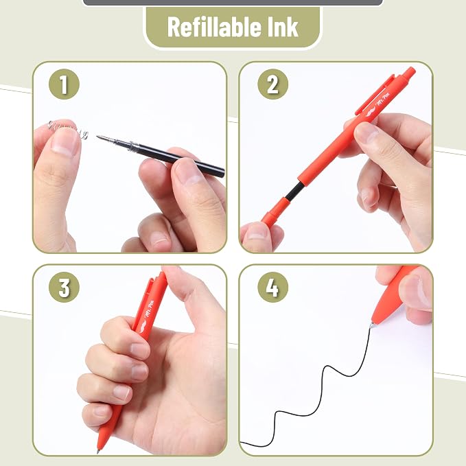 Mr. Pen- Retractable Gel Pens, 12 Pack, Summer Morning Barrel | Fine Point 0.5mm - Image 5