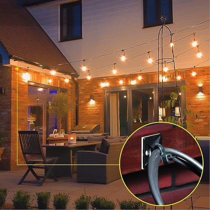 200pcs 3/4" Back-Glue Self Adhesive Black Strong Cable Zip Tie Mounts - Image 5