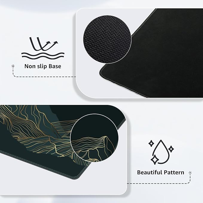 iCasso XXL Large Mouse Pad, Keyboard Mat Desk Pad - Image 4