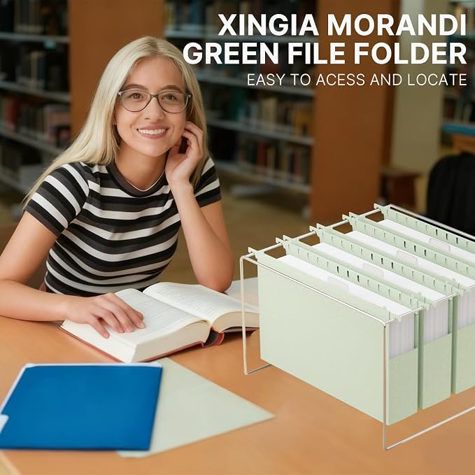 XINGIA Legal Size Hanging File Folders, 12 Pack Hanging Folders - Image 7