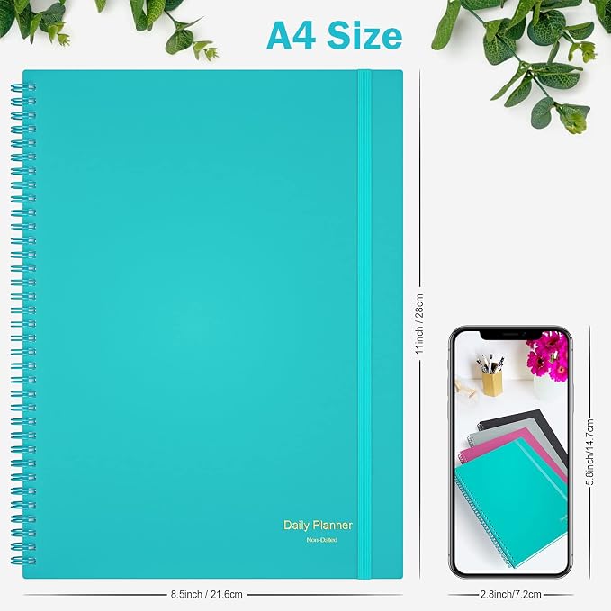 Planner Undated, Asten Daily Planner Agenda - Image 3