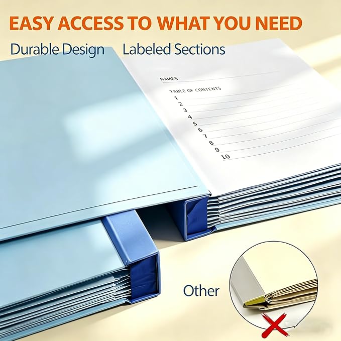 Important Document Organizer for Family Records, Home Filing System - Image 8