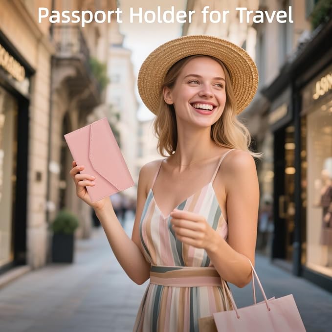 ZOPPEN Mulit-purpose Rfid Blocking Passport Holder Travel Wallet Passport and - Image 7