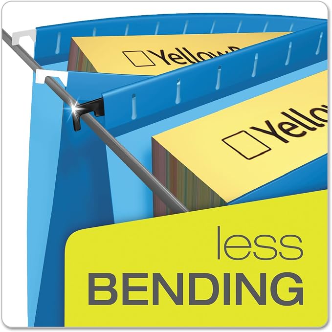 Pendaflex SureHook Reinforced Hanging Folders, Letter Size, 1/5 Cut - Image 8