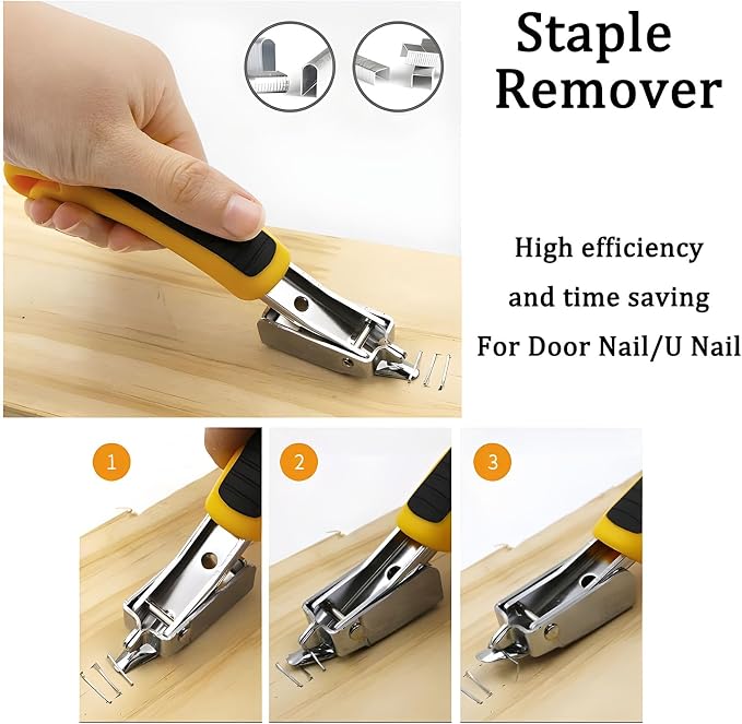 Upholstery Staple Remover Tack Puller Nail Remover Tool Set Nail Puller Plier - Image 4