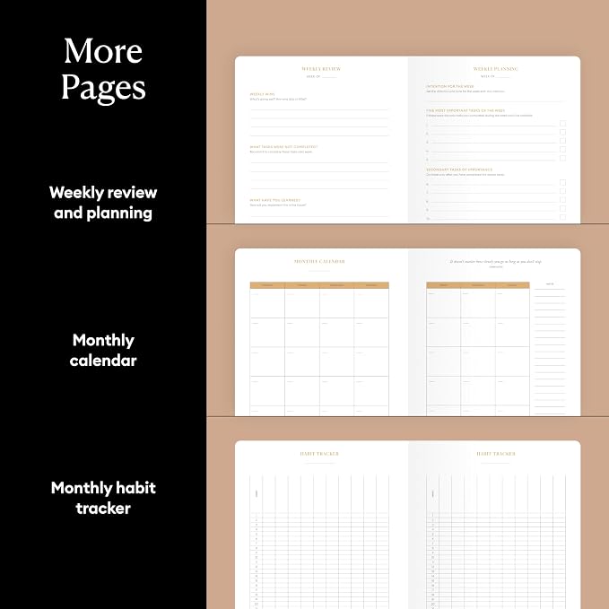 Intelligent Change 3-Month Productivity Planner 2025, Productivity Tools - Image 5