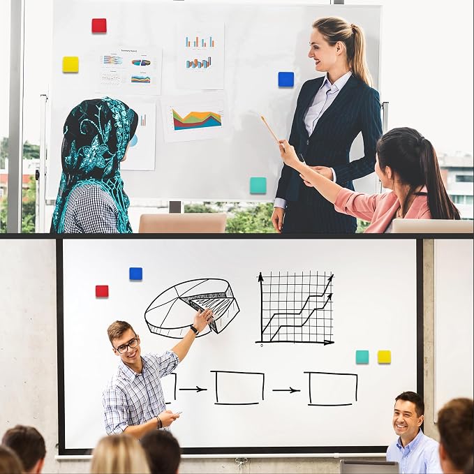 Magnetic Dry Erase Erasers, 40 Pack Square Whiteboard Erasers, Small Magnetic - Image 6