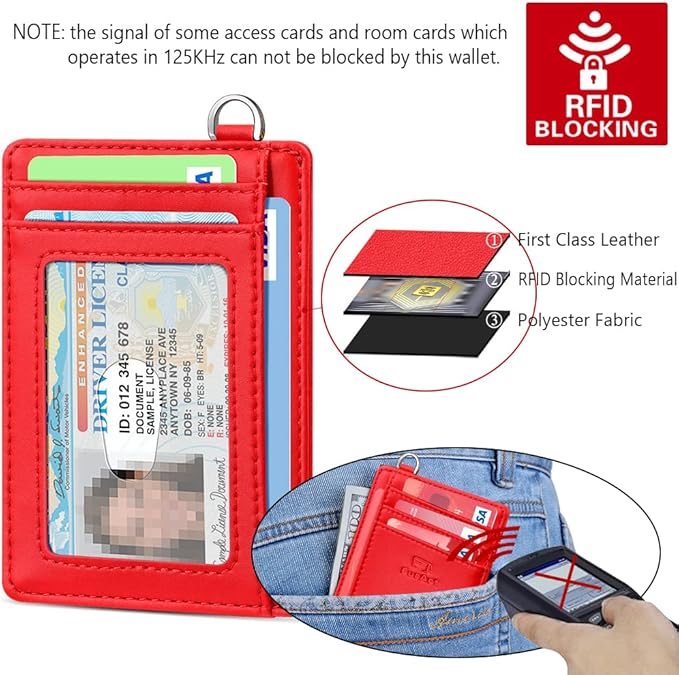 FurArt Slim Minimalist Wallet RFID Credit Card Holder - Image 5
