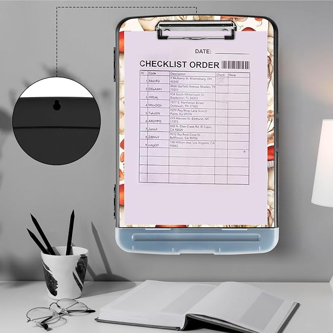 Heavy-Duty Plastic Storage Clipboard - Image 4
