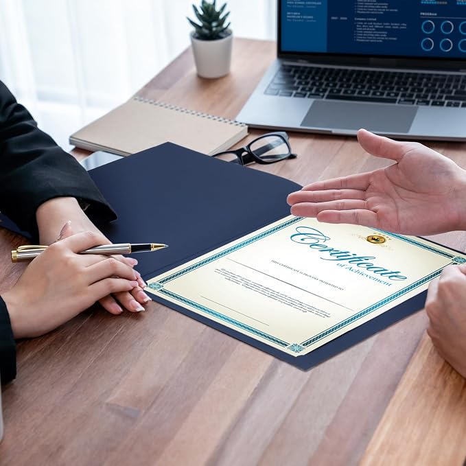 Fainne 250 Pcs Certificate Holders Diploma Holders Document Holder Certificate - Image 5