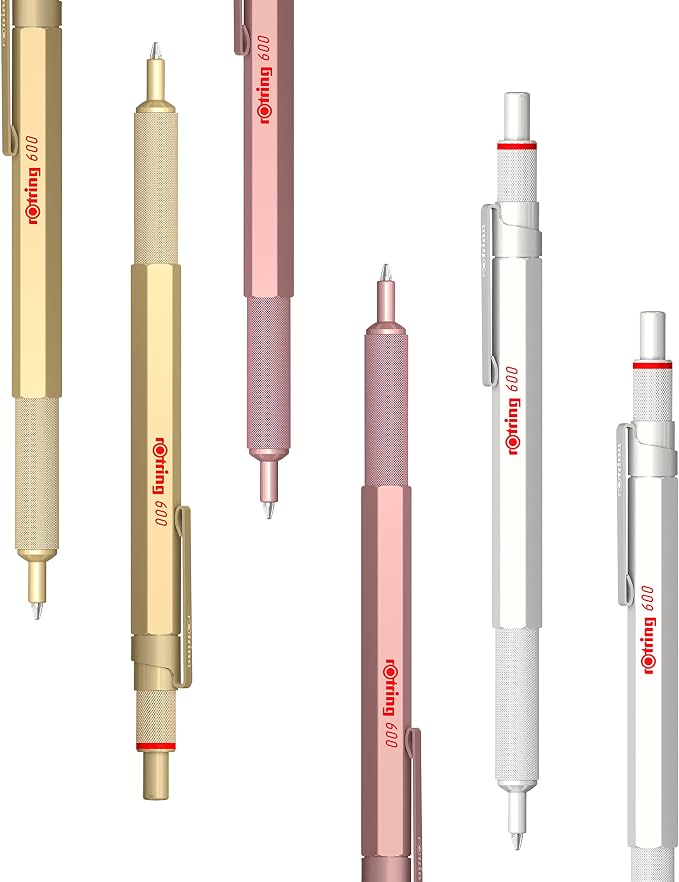 rOtring 600 Metallic Ballpoint Pen, Medium point, Refillable - Image 6