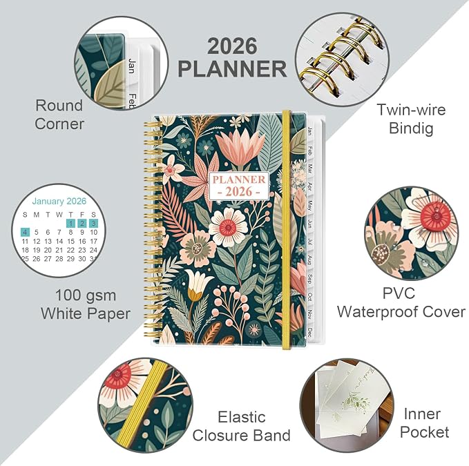 2026 Planner - Planner 2026 from January 2026 - December 2026, Weekly & Monthly - Image 2