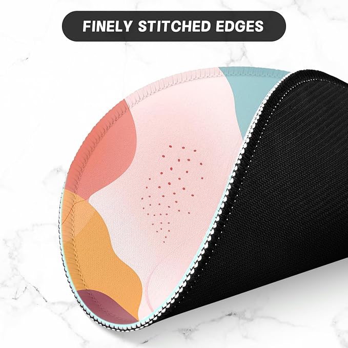 ITNRSIIET Round Mouse Pad with Stitched Edge Premium-Textured Waterproof - Image 4
