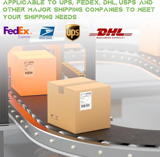 MFLABEL 4x6 Direct Thermal Labels 4" x 6" Perforated Shipping Labels Compatible - Image 5