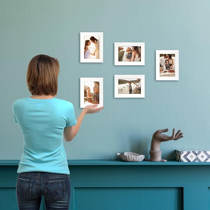 Giftgarden 12 Pack 3.5x5 Picture Frame White, 3.5 by 5 Photo Frames Bulk - Image 2