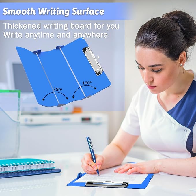 Nursing Clipboard Foldable Clipboard Medical: Edition Cheat Sheets Aluminum 3 - Image 5