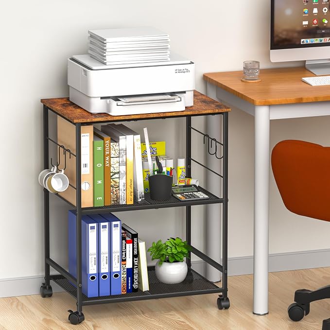 ThreeHio Printer Stand, 3Tier Printer Table by ThreeHio