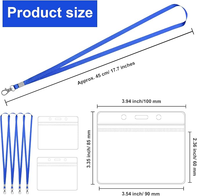 100 Pack Lanyards for ID Badges - Image 4