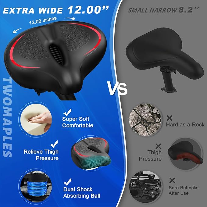 Noseless Bike Seat Cushion for Men & Women - Image 2