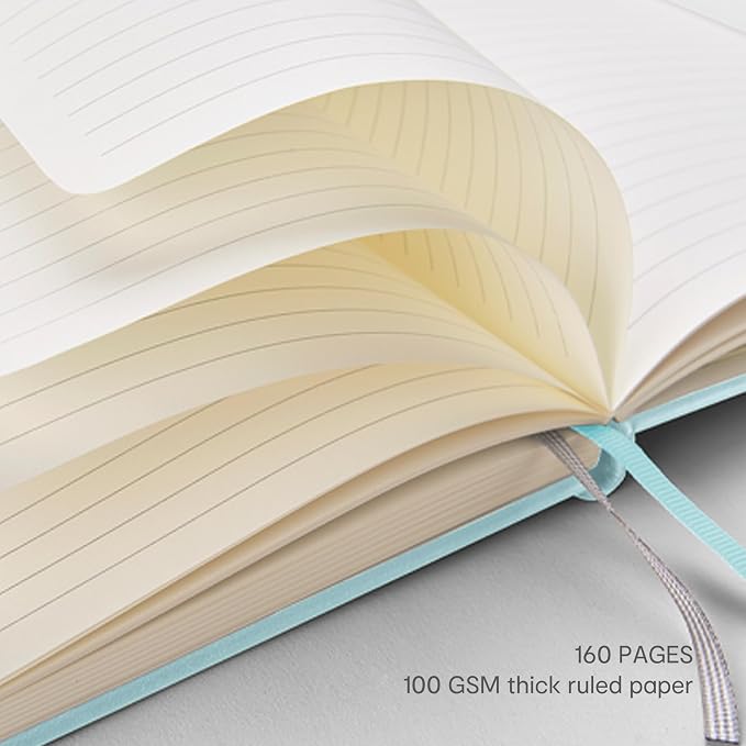 &And Per Se Lined Hardcover Notebook – A5 5.7"x8" College Ruled, 160 Pages - Image 5