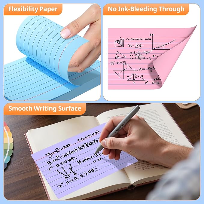 Colored Index Cards 4x6, Flash Cards, Lined Flashcards Notecards, Note Cards - Image 4