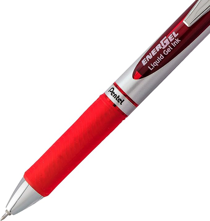 Pentel Gel Ink Pen, EnerGel RTX Retractable Gel Pen, Needle Tip, Extra Fine - Image 4