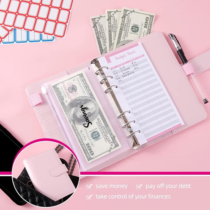 NICOOTH Budget Binder A6 Money Saving Binder - Image 7