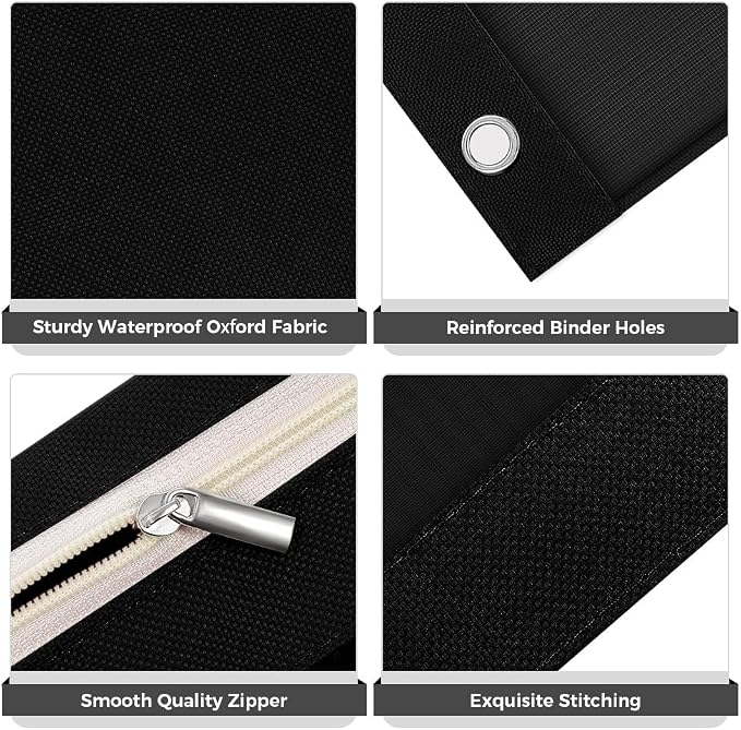 SKYDUE Pencil Pouch for Binder, Pencil Case, 3 Ring Binder Pencil Pouch - Image 8