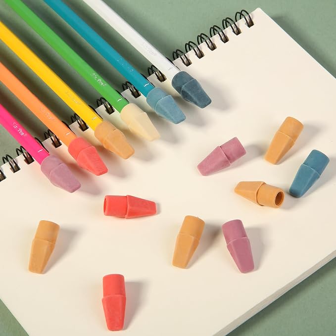 Mr. Pen- Pencil Erasers Toppers, 120 Pack, Latex Free, No Smudge | Mr Pen - Image 8